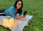 Load image into Gallery viewer, MegaPuff - Solar Phone Charger and Origami Lamp - Solight Design

