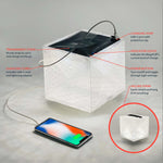 Load image into Gallery viewer, MegaPuff charging iPhone showing lantern capabilities.