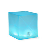 Load image into Gallery viewer, Helix multicolor solar lantern with colorful light settings.