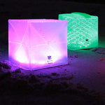 Load image into Gallery viewer, COLOR SOLAR LANTERN - Helix- solight2.myshopify.com. Great for pool side or garden, or take it for camp light.