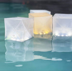 Load image into Gallery viewer, Beautiful solar lights for your pool will brighten up your evening and charge during the day. These will float in your pool for a wonderland of light and gorgeous ambiance.