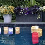 Load image into Gallery viewer, Evenings were never better with these perfect lights. Our solar lamps give different rainbow arrays of gorgeous colors for your home or garden. Take them anywhere for perfect relaxing ambiance.