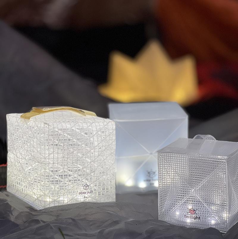 Solar Lantern Bundle - SolarPuff™, Helix Hybrid, SolarPuff™ Multicolor - Solight Design