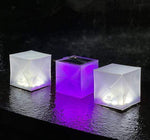 Load image into Gallery viewer, Solar Light with colors! Here the pink light is paired with the bright helix to make a glorious combination of light. Put them in your garden or around the pool, these are waterproof!