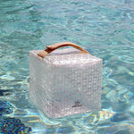 Load image into Gallery viewer, SolarPuff floating in pool showing waterproof outdoor light design