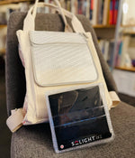 Load image into Gallery viewer, Solar backpack with MegaPuff lantern.
