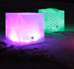 Load image into Gallery viewer, COLOR SOLAR LANTERN  -  Helix- solight2.myshopify.com. Great for pool side or garden, or take it for camp light.
