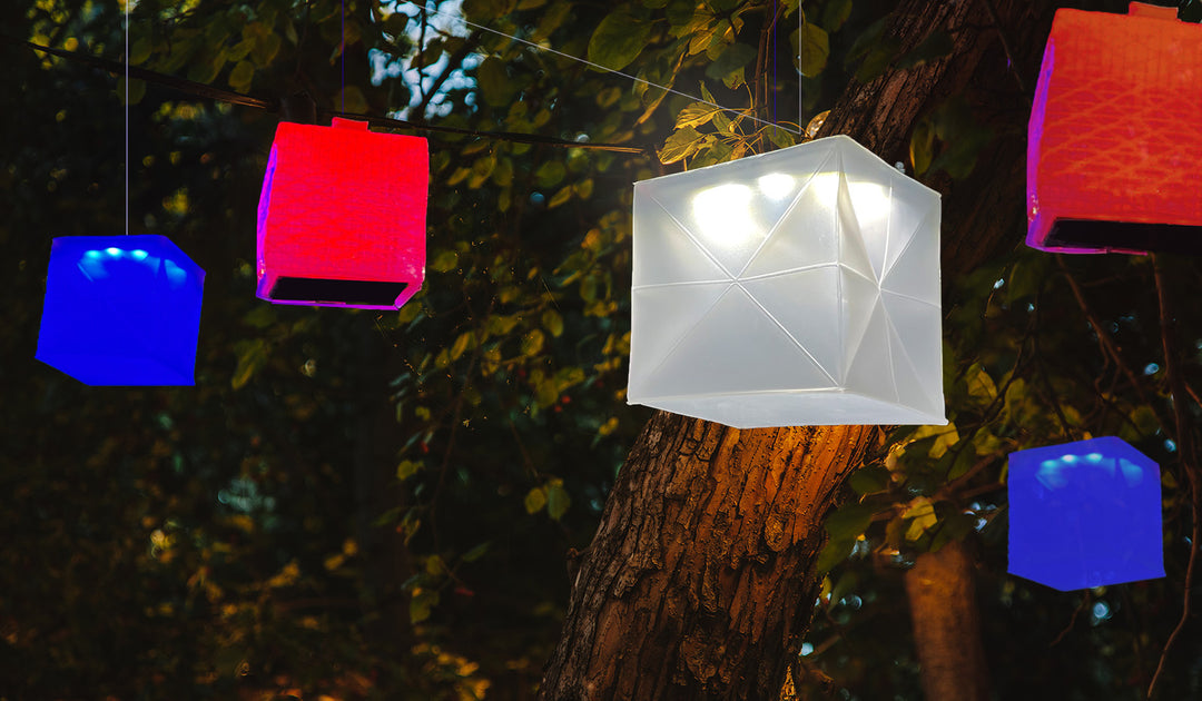 Solar Lantern Bundle - SolarPuff™, Helix Hybrid, SolarPuff™ Multicolor - Solight Design