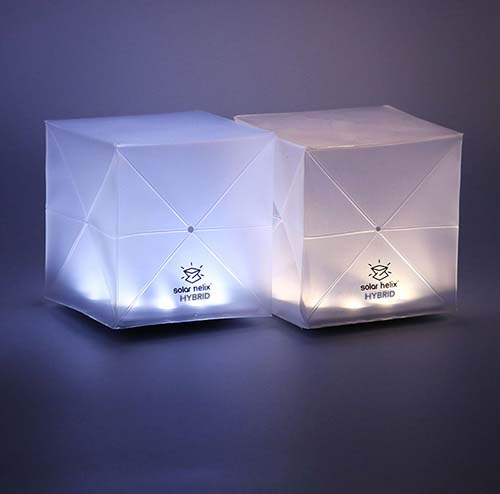Helix Hybrid - Collapsible Solar Light - Warm and Bright Light - Solight Design