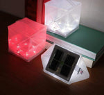 Load image into Gallery viewer, Solar-Lanterns-BUNDLE-TWILIGHT- Light your home with red and white colored light. No batteries needed and better than flash lights!
