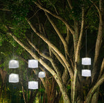 Load image into Gallery viewer, Solar garden hanging lanterns-hang in the trees these will light up your backyard-with glorious and happy light for your family and friends. This can be used indoor or outdoors. for lighting any space that needs light. will light up. a 100 Square Foot room.
